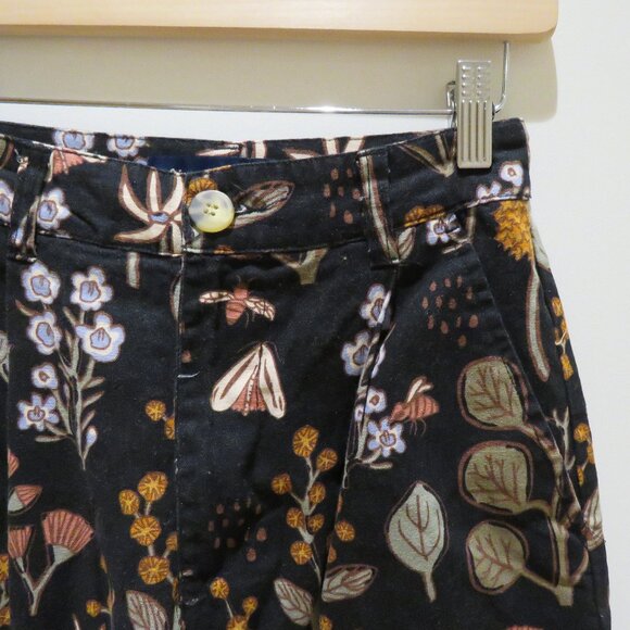 PRINCESS HIGHWAY X MODCLOTH Linen Blend Fauna Botanical Cropped Pull On Pants - Picture 4 of 15